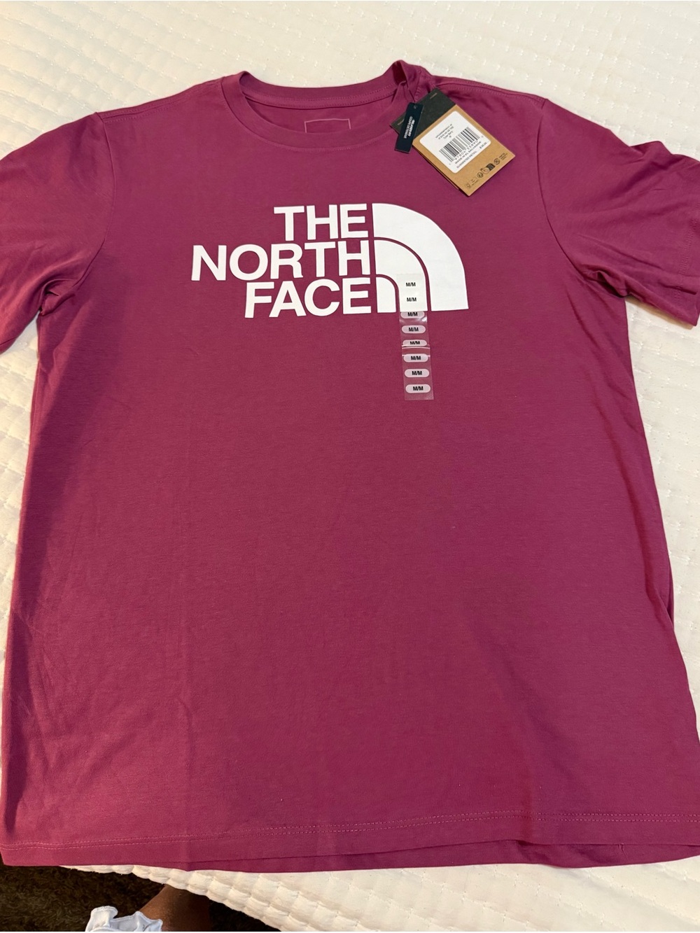 The North Face Women’s Short-Sleeve Logo Tee in Berry Plum